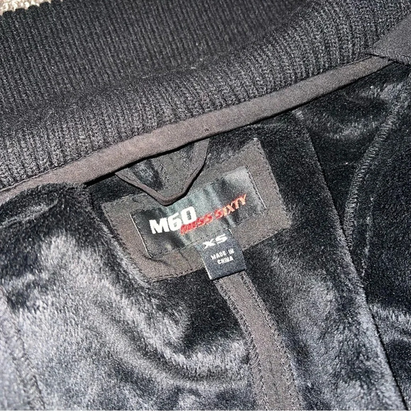 M60 Miss Sixty Women's Black Coat/Jacket Size X-Small ❤️ - Picture 7 of 8
